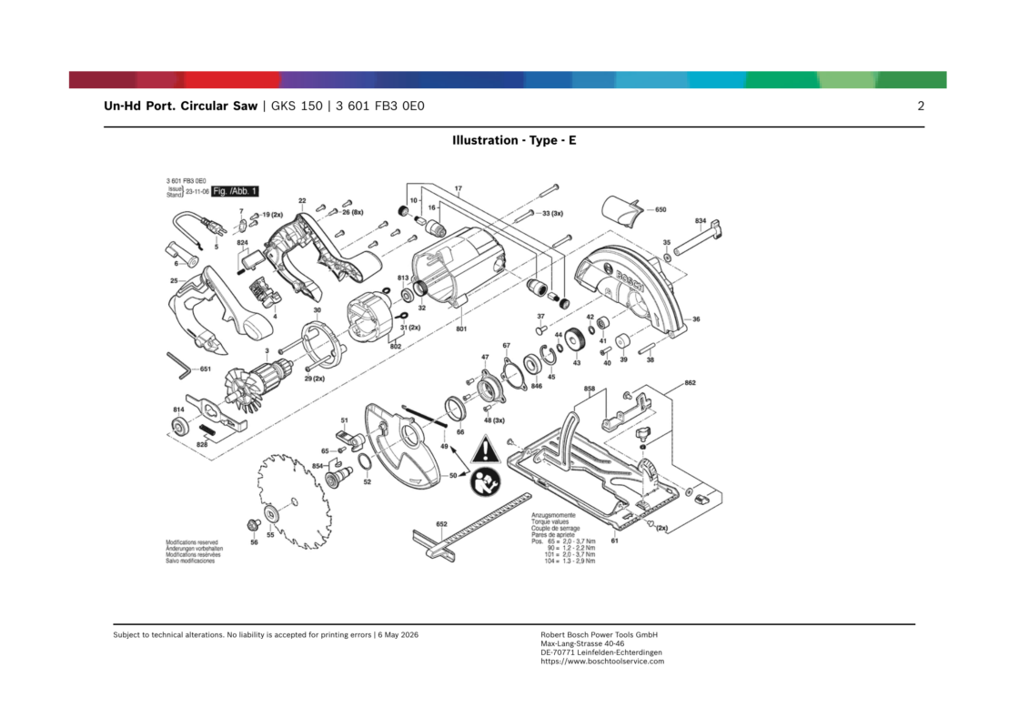 Plano despiece GKS 150