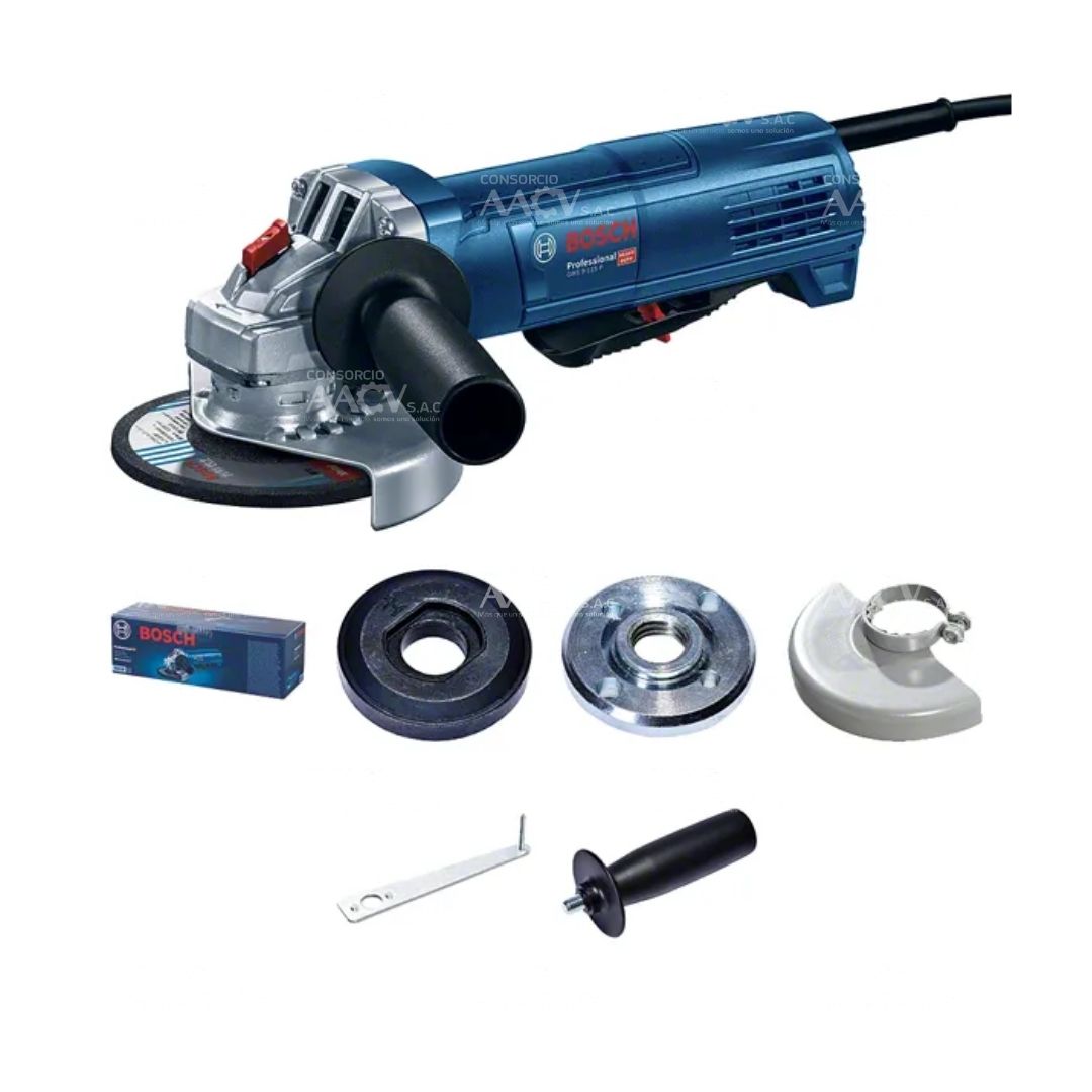 GWS 9-125 P Amoladora Angular 5" 900W 11000 rpm Bosch - Imagen 2