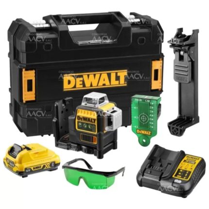 Nivel Láser 360° 12V Luz Verde 30 Mts Dewalt