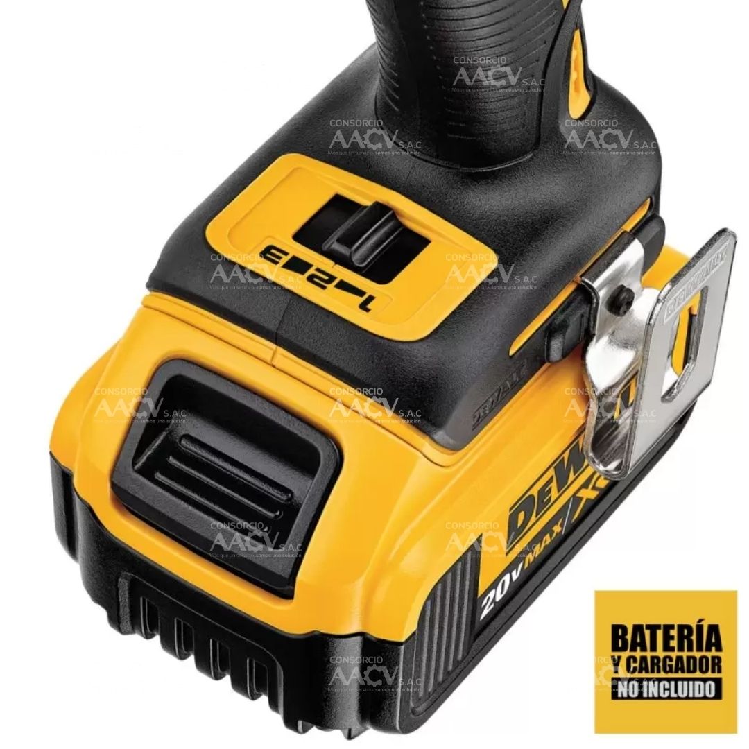 Atornillador de Impacto 1/4" Hex 20V XR Baretool Dewalt - Imagen 2