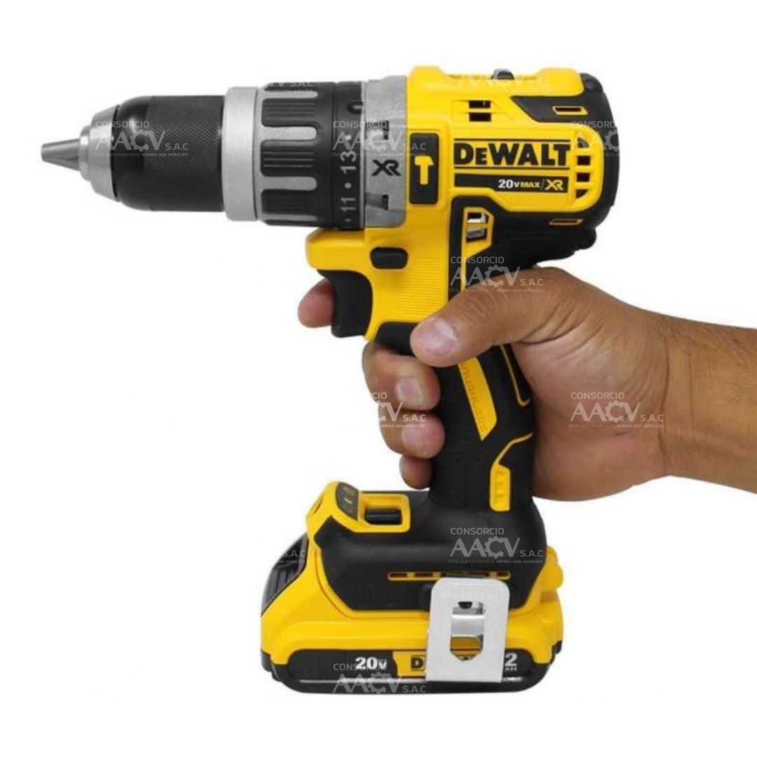 Taladro Percutor 1/2" + Atornillador de Impacto 1/4" 20V Xr Dewalt - Imagen 2