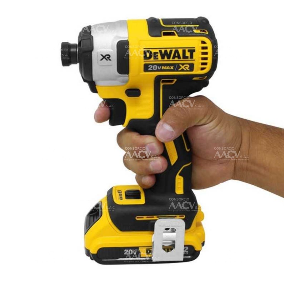 Taladro Percutor 1/2" + Atornillador de Impacto 1/4" 20V Xr Dewalt - Imagen 3