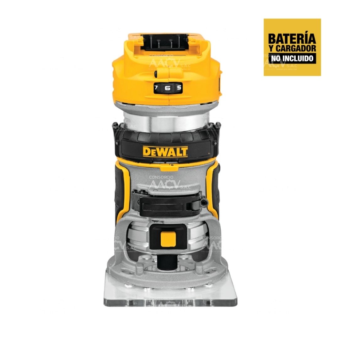 Ruteadora Fresadora 1/4" 20V XR Baretool Dewalt