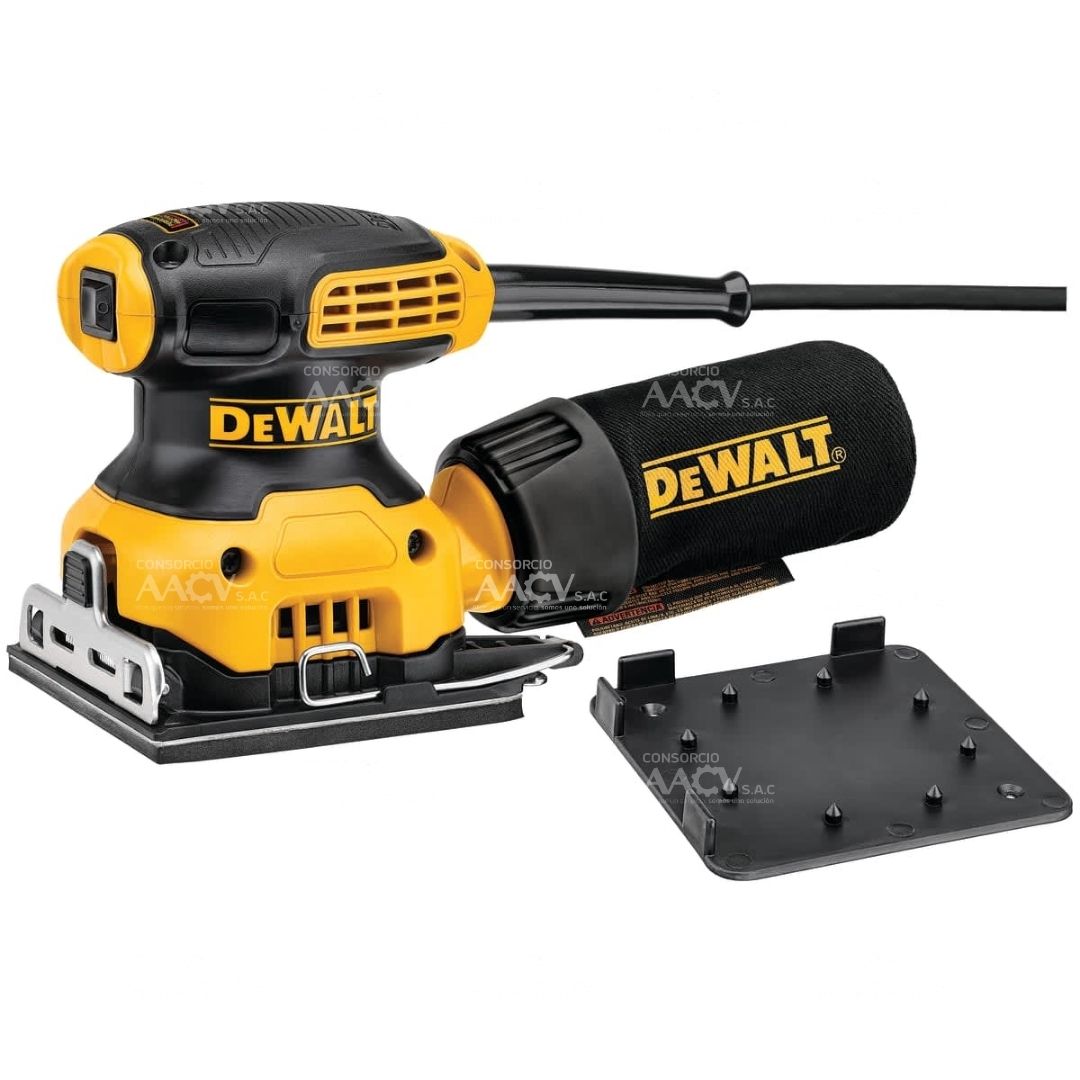 Lijadora Orbital 1/4 (140 x 115 mm) 230W Dewalt