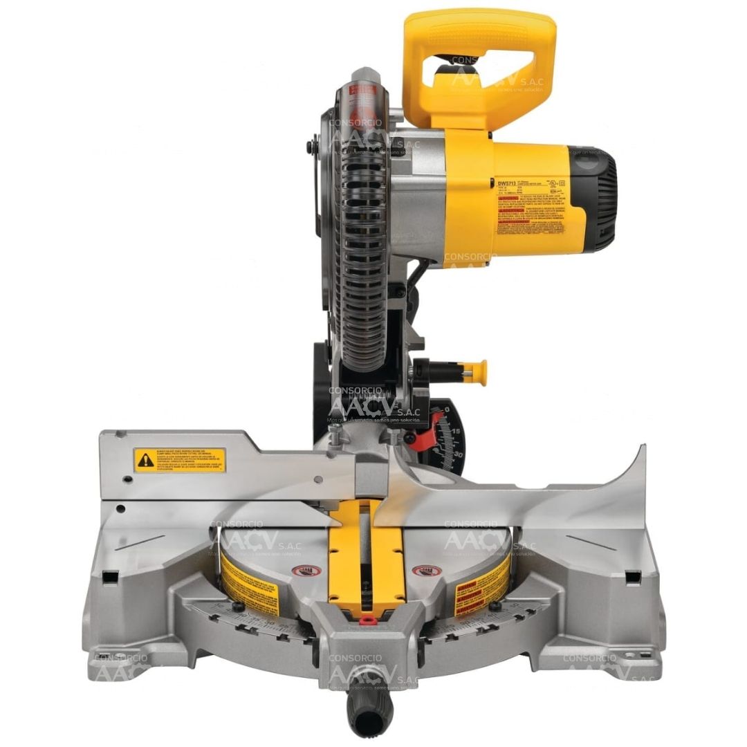 Sierra Ingleteadora 10" (254mm) 1600W Corte en 90° 89mm Dewalt - Imagen 2