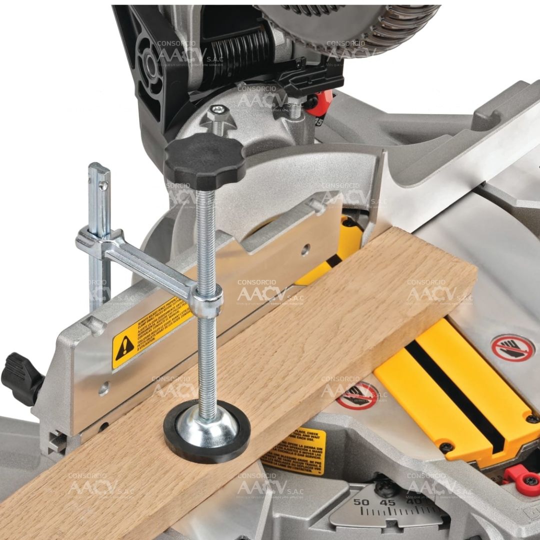 Sierra Ingleteadora 10" (254mm) 1600W Corte en 90° 89mm Dewalt - Imagen 3