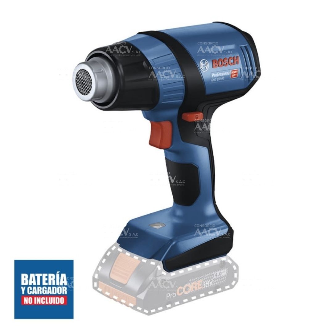 GHG 18V-50 Pistola de Calor 18V 500 °C Baretool Bosch