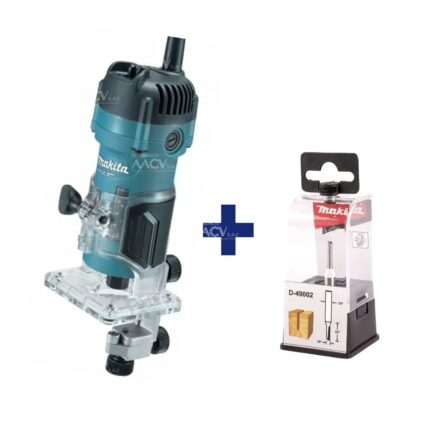 Fresadora 1/4" 530W Makita MT + 1 Fresa Makita